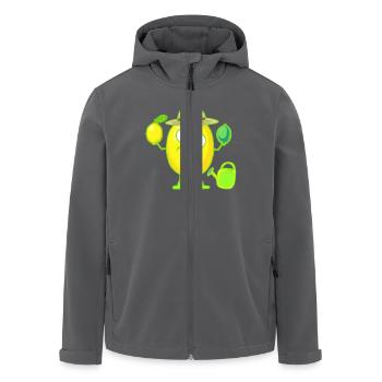 Zitrone Lemon Zitronen Gärtner Farmer Garten - Recycelte Männer Softshell-Jacke von Stanley/Stella - Anthrazit - Vorne - AI Model Male 185 light (185cm)