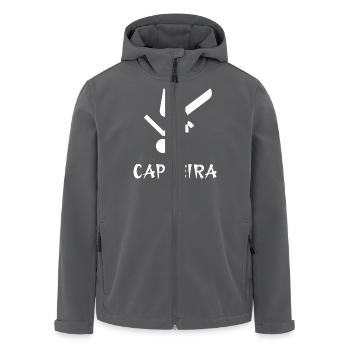 Capoeira - Recycelte Männer Softshell-Jacke von Stanley/Stella - Anthrazit - Vorne - AI Model Male 185 light (185cm)