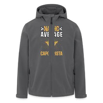 Nacho Average Capoeirista - Recycelte Männer Softshell-Jacke von Stanley/Stella - Anthrazit - Vorne - AI Model Male 185 light (185cm)