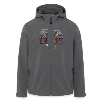 Mittelalter Hexe Hexen Halloween hexerei Märchen - Recycelte Männer Softshell-Jacke von Stanley/Stella - Anthrazit - Vorne - AI Model Male 185 light (185cm)