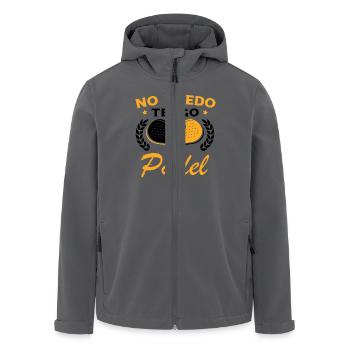 Je ne peux pas J’ai Padel Tennis Joueurs de padel - Veste softshell homme en polyester recyclé Stanley/Stella - charbon - Devant - AI Model Male 185 light (185cm)