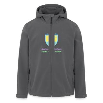 Angler für Autismus sorgen für eine bessere Zukunft - Recycelte Männer Softshell-Jacke von Stanley/Stella - Anthrazit - Vorne - AI Model Male 185 light (185cm)