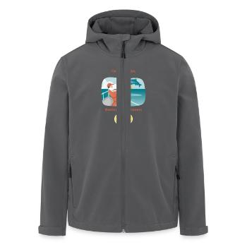 Casting Hope Taumeln im Bewusstsein - Recycelte Männer Softshell-Jacke von Stanley/Stella - Anthrazit - Vorne - AI Model Male 185 light (185cm)