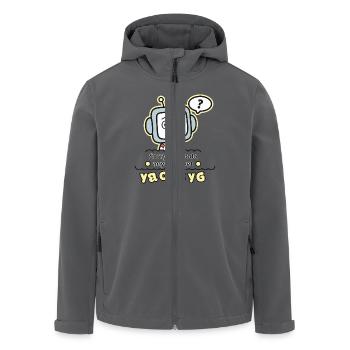 TUT MIR LEID - Recycelte Männer Softshell-Jacke von Stanley/Stella - Anthrazit - Vorne - AI Model Male 185 light (185cm)