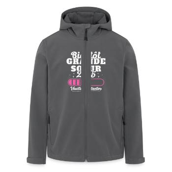 Bald eine große Schwester im Jahr 2025 - Recycelte Männer Softshell-Jacke von Stanley/Stella - Anthrazit - Vorne - AI Model Male 185 light (185cm)