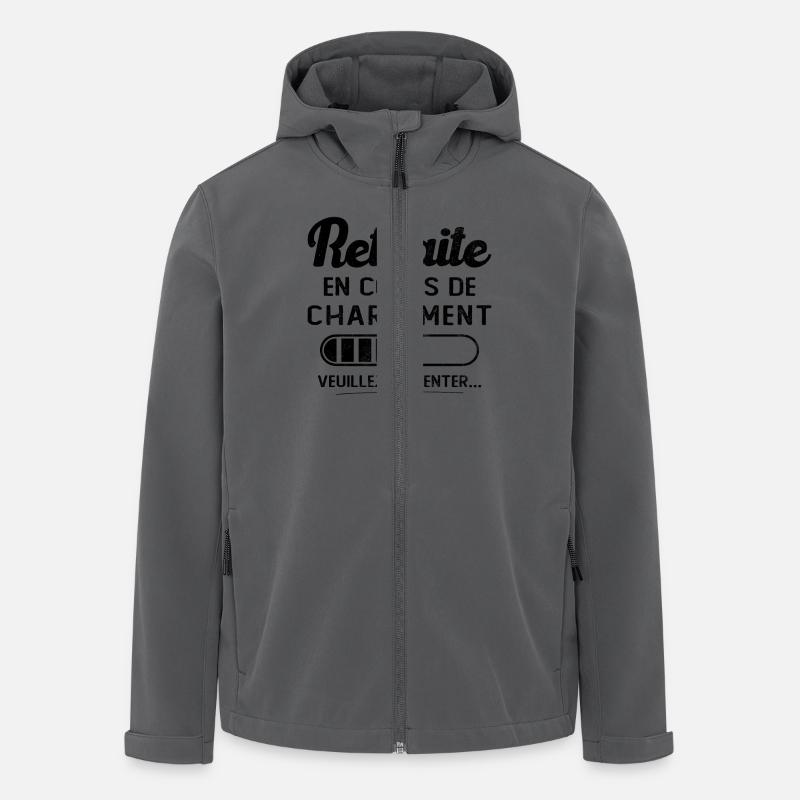 Retreat being loaded, please wait - Men’s Recycled Softshell Jacket by Stanley/Stella - anthracite