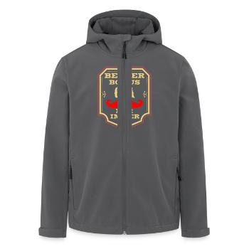 Auszeichung für den Besten Bonus Opa der Welt - Recycelte Männer Softshell-Jacke von Stanley/Stella - Anthrazit - Vorne - AI Model Male 185 light (185cm)
