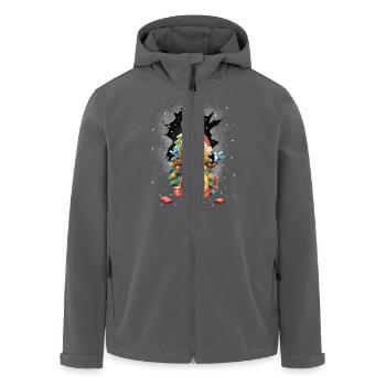 Erdnuss Erdnüsse Nikolaus Santa Xmas Christmas - Recycelte Männer Softshell-Jacke von Stanley/Stella - Anthrazit - Vorne - AI Model Male 185 light (185cm)