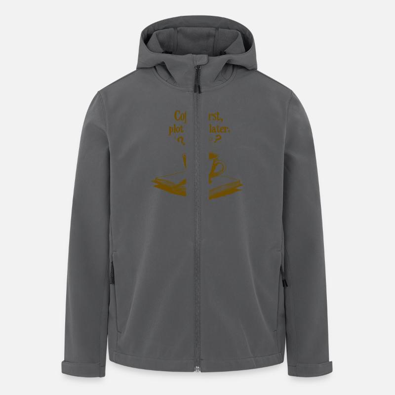 PLOT TWIST - Men’s Recycled Softshell Jacket by Stanley/Stella - anthracite