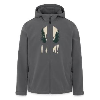 ICH BIN BIG FOOT - Recycelte Männer Softshell-Jacke von Stanley/Stella - Anthrazit - Vorne - AI Model Male 185 light (185cm)