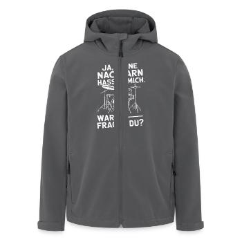 Schlagzeug Schlagzeugspieler Drummer Schlagzeuger - Recycelte Männer Softshell-Jacke von Stanley/Stella - Anthrazit - Vorne - AI Model Male 185 light (185cm)