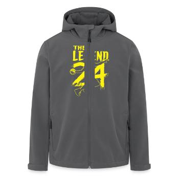 DIE LEGENDE 24 - Recycelte Männer Softshell-Jacke von Stanley/Stella - Anthrazit - Vorne - AI Model Male 185 light (185cm)