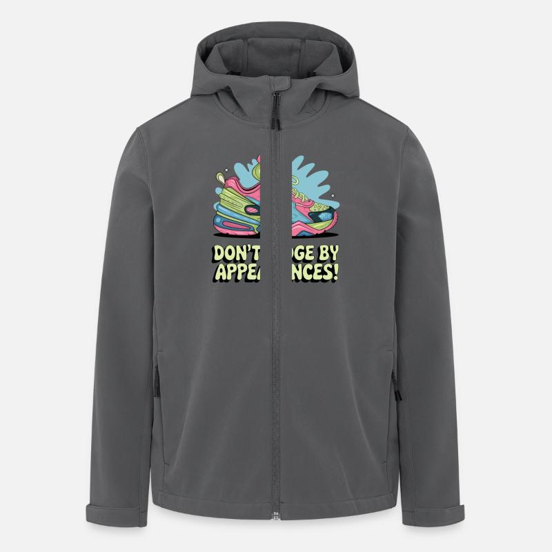 DON'T JUDGE APPEARANCES - Men’s Recycled Softshell Jacket by Stanley/Stella - anthracite