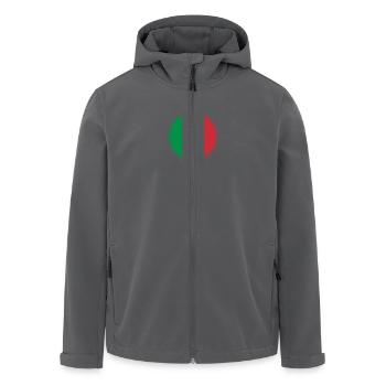 Italien Italienische Flagge Italiener - Recycelte Männer Softshell-Jacke von Stanley/Stella - Anthrazit - Vorne - AI Model Male 185 light (185cm)