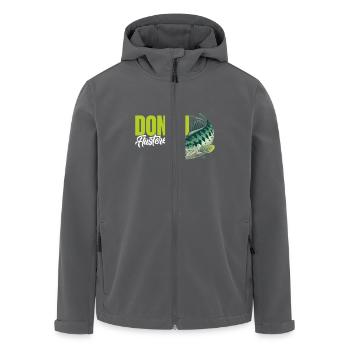 DONAU FLÜSTERER Angler Outfit Angeln Hobby - Recycelte Männer Softshell-Jacke von Stanley/Stella - Anthrazit - Vorne - AI Model Male 185 light (185cm)