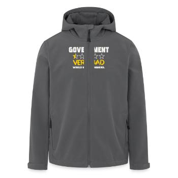 Regierung Sehr Schlecht Bewertung Nicht Empfehlen - Recycelte Männer Softshell-Jacke von Stanley/Stella - Anthrazit - Vorne - AI Model Male 185 light (185cm)