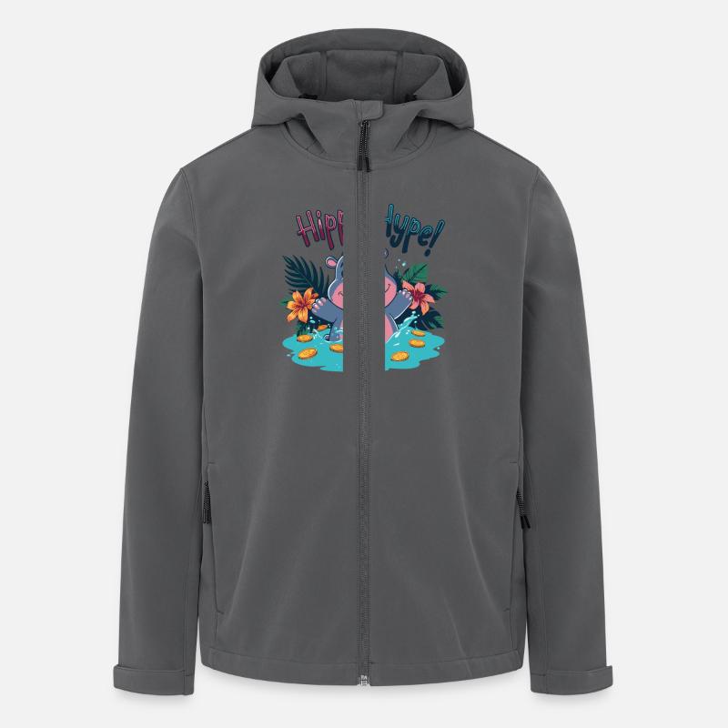 YAY - Recycelte Männer Softshell-Jacke von Stanley/Stella - Anthrazit