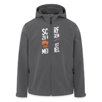 Violine Geigen Musiker Spieler Geiger Violinist - Recycelte Männer Softshell-Jacke von Stanley/Stella - Anthrazit - Vorne - AI Model Male 185 light (185cm)