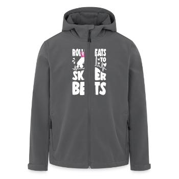 Roller Skating Feats To Skater Beats Gifts - Recycelte Männer Softshell-Jacke von Stanley/Stella - Anthrazit - Vorne - AI Model Male 185 light (185cm)