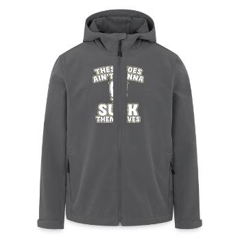 Diese Zehen Werden Sich Nicht Selbst Lutschen - Recycelte Männer Softshell-Jacke von Stanley/Stella - Anthrazit - Vorne - AI Model Male 185 light (185cm)
