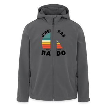 Ich kann nicht haben Rando Humor Geschenk Wanderer - Recycelte Männer Softshell-Jacke von Stanley/Stella - Anthrazit - Vorne - AI Model Male 185 light (185cm)