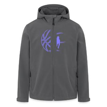 Basketball - Recycelte Männer Softshell-Jacke von Stanley/Stella - Anthrazit - Vorne - AI Model Male 185 light (185cm)