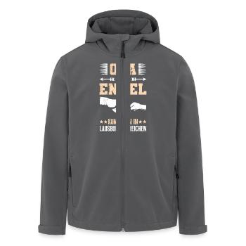 OPA UND ENKEL KOMPLIZEN IN LAUSBUBENSTREICHEN - Recycelte Männer Softshell-Jacke von Stanley/Stella - Anthrazit - Vorne - AI Model Male 185 light (185cm)