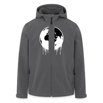 Biker Geschenk, Mann, Frau, humorvoll T-Shirt - Recycelte Männer Softshell-Jacke von Stanley/Stella - Anthrazit - Vorne - AI Model Male 185 light (185cm)