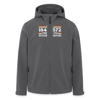Es Ist Eine 18436572 Sache Du Würdest Es Nicht - Recycelte Männer Softshell-Jacke von Stanley/Stella - Anthrazit - Vorne - AI Model Male 185 light (185cm)