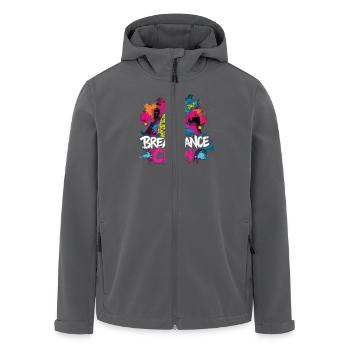 Breakdance Crew Breakdance Breakdancing Breakdance - Recycelte Männer Softshell-Jacke von Stanley/Stella - Anthrazit - Vorne - AI Model Male 185 light (185cm)