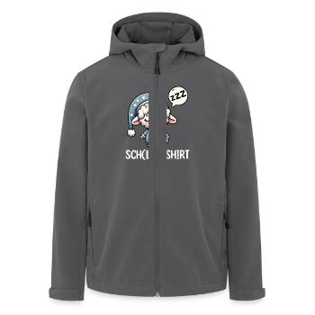 Niedliches Schaf Schlafshirt Napping Pyjama - Recycelte Männer Softshell-Jacke von Stanley/Stella - Anthrazit - Vorne - AI Model Male 185 light (185cm)