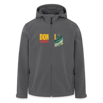 DONAU FLÜSTERER Angler Outfit Angeln Hobby - Recycelte Männer Softshell-Jacke von Stanley/Stella - Anthrazit - Vorne - AI Model Male 185 light (185cm)