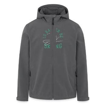 Freestyle-Skifahrer Freestyle Skier - Recycelte Männer Softshell-Jacke von Stanley/Stella - Anthrazit - Vorne - AI Model Male 185 light (185cm)