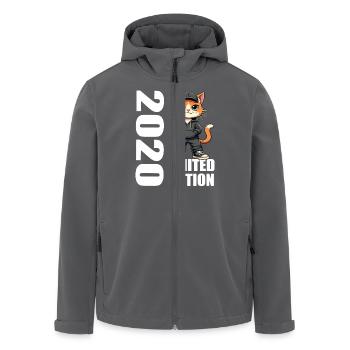Limited Edition 2020 Geburtstag 2020 Geboren - Recycelte Männer Softshell-Jacke von Stanley/Stella - Anthrazit - Vorne - AI Model Male 185 light (185cm)