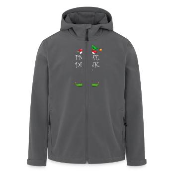 I'm The Drunk Elf Shirt Matching Family Christmas - Recycelte Männer Softshell-Jacke von Stanley/Stella - Anthrazit - Vorne - AI Model Male 185 light (185cm)
