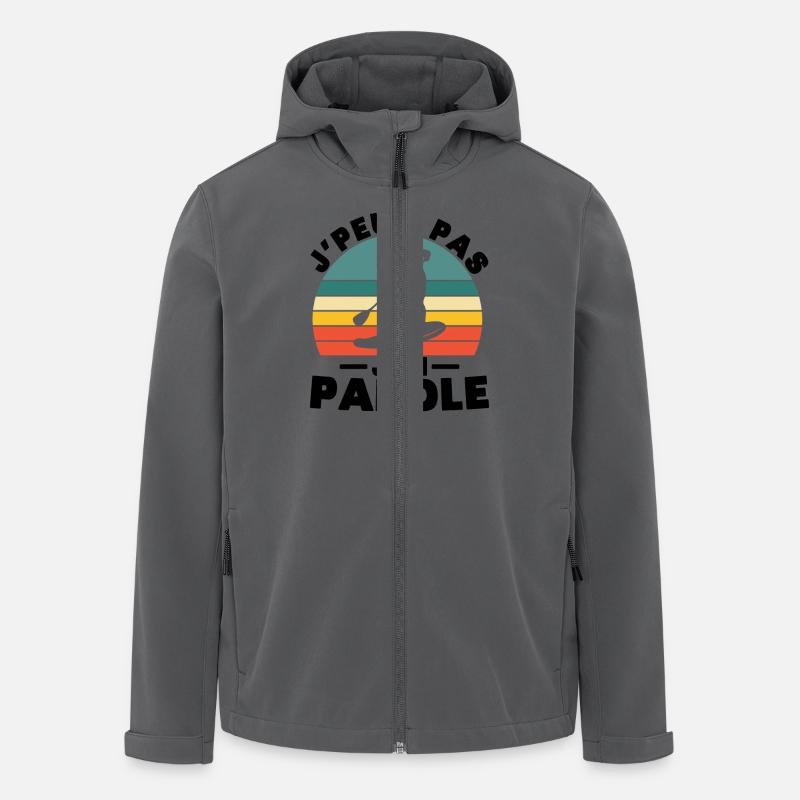 I can't I paddle - Men’s Recycled Softshell Jacket by Stanley/Stella - anthracite