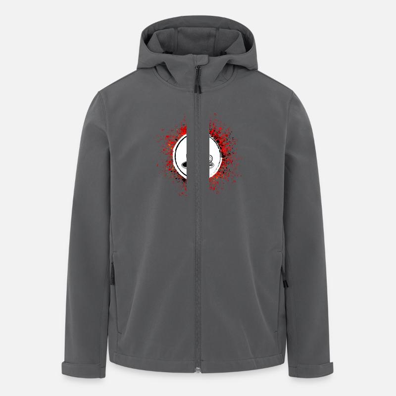 Kaffeetasse - Recycelte Männer Softshell-Jacke von Stanley/Stella - Anthrazit