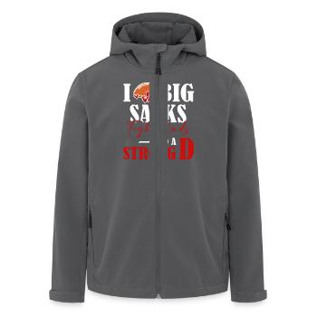 Ich Liebe Große Sacks, Tight Ends Und Eine Starke - Recycelte Männer Softshell-Jacke von Stanley/Stella - Anthrazit - Vorne - AI Model Male 185 light (185cm)