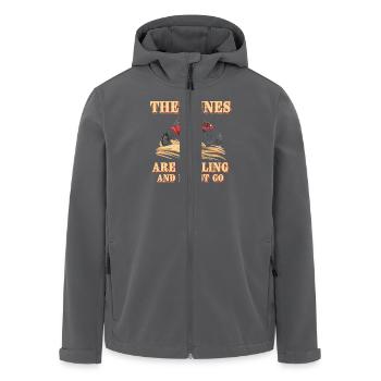 Die Dünen Rufen Und Ich Muss Gehen Offroad - Recycelte Männer Softshell-Jacke von Stanley/Stella - Anthrazit - Vorne - AI Model Male 185 light (185cm)