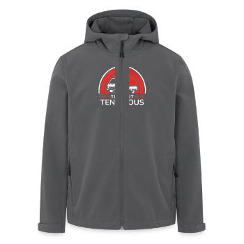 Tenacious Kei Truck Enthusiast - Recycelte Männer Softshell-Jacke von Stanley/Stella - Anthrazit - Vorne - AI Model Male 185 light (185cm)