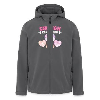 Rente ENDLICH RENTNERIN 2025 Großmutter Omi - Recycelte Männer Softshell-Jacke von Stanley/Stella - Anthrazit - Vorne - AI Model Male 185 light (185cm)
