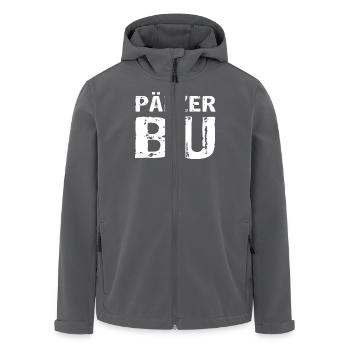 Pälzer Bub - Recycelte Männer Softshell-Jacke von Stanley/Stella - Anthrazit - Vorne - AI Model Male 185 light (185cm)