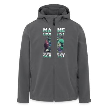 Marine Biologist The Coolest Term For A Scientist - Recycelte Männer Softshell-Jacke von Stanley/Stella - Anthrazit - Vorne - AI Model Male 185 light (185cm)