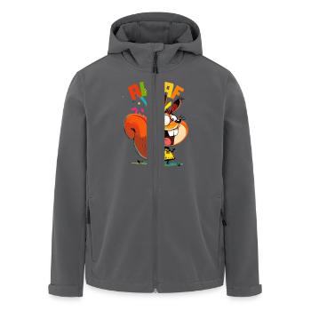 Karneval Eichhörnchen Kölle Alaaf Kölner Lustig - Recycelte Männer Softshell-Jacke von Stanley/Stella - Anthrazit - Vorne - AI Model Male 185 light (185cm)