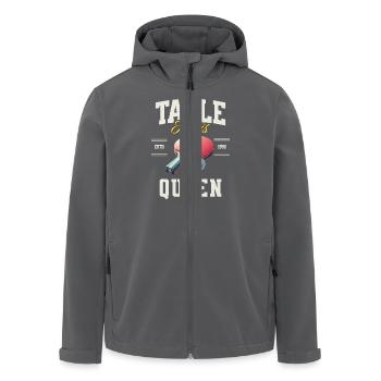 Tischtennis Queen - Recycelte Männer Softshell-Jacke von Stanley/Stella - Anthrazit - Vorne - AI Model Male 185 light (185cm)