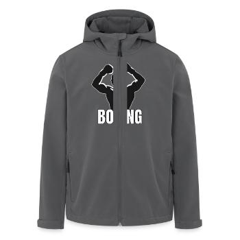 Boxing für einen Boxer für einen Boxer und Box - Recycelte Männer Softshell-Jacke von Stanley/Stella - Anthrazit - Vorne - AI Model Male 185 light (185cm)