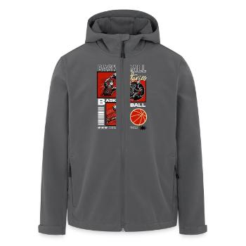 Basketball Basketballer - Recycelte Männer Softshell-Jacke von Stanley/Stella - Anthrazit - Vorne - AI Model Male 185 light (185cm)