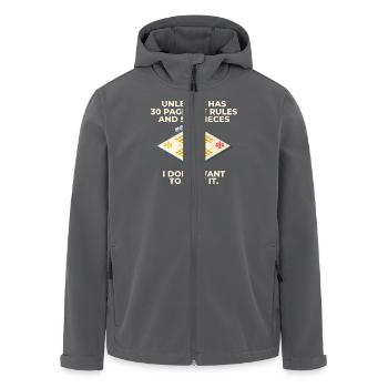 Brettspiele Für Anspruchsvolle Strategen Mit 30 - Recycelte Männer Softshell-Jacke von Stanley/Stella - Anthrazit - Vorne - AI Model Male 185 light (185cm)