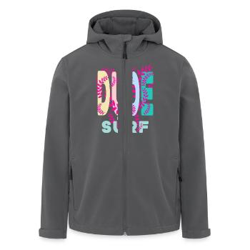 Dude - Recycelte Männer Softshell-Jacke von Stanley/Stella - Anthrazit - Vorne - AI Model Male 185 light (185cm)