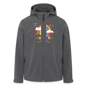 Schulkind 2025 Einschulung Erstklässler - Recycelte Männer Softshell-Jacke von Stanley/Stella - Anthrazit - Vorne - AI Model Male 185 light (185cm)